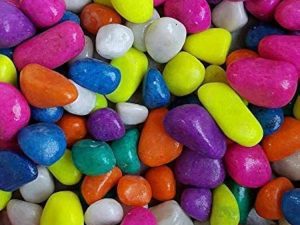 Multi Color China Stone For Aquarium, Garden Decoration.1KG