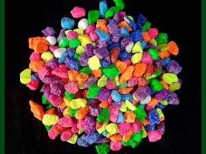 color Stone for Aquarium & small tub plant decoration. 1KG