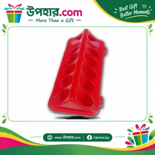 Pigeon Multi-Hole Plastic Feeding Trough Rack Red