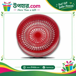 Pigeon Plastic Nesting Bowl Egg Pan Red